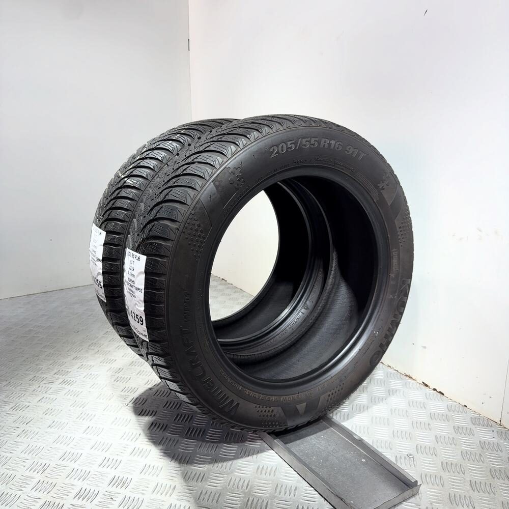 Gomme usate Kumho Wintercraft WP51 205/55 R16 91T – foto 04 | Prima Gomme Kumho Wintercraft WP51 205/55 R16 91T, dettaglio fotografico 4