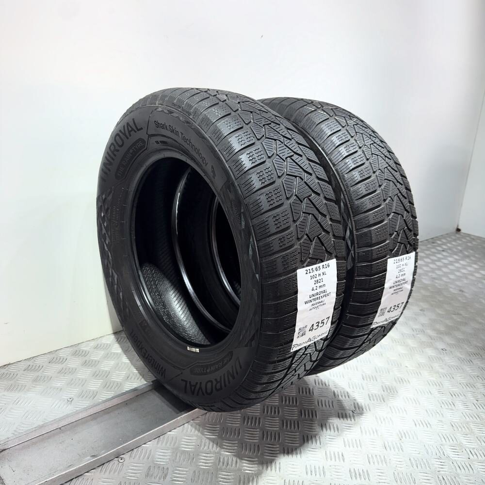 Gomme usate UNIROYAL Winterexpert 215/65 R16 102H – foto 04 | Prima Gomme UNIROYAL Winterexpert 215/65 R16 102H, dettaglio fotografico 4