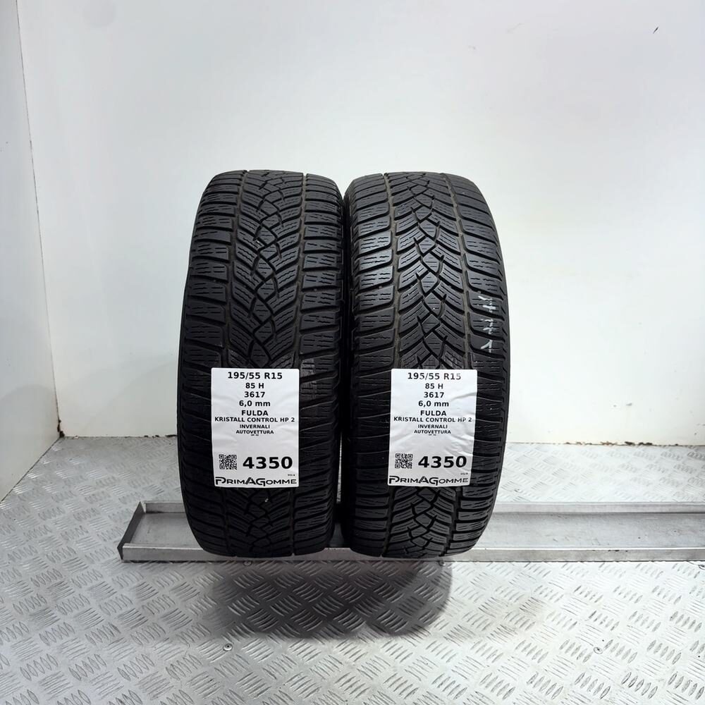 Gomme Usate 195 55 R15 85H Fulda Kristall Control HP 2 86% Invernali | Gomme Usate | PrimaGomme.it FULDA Kristall Control HP 2 195/55 R15 85H, dettaglio fotografico 4