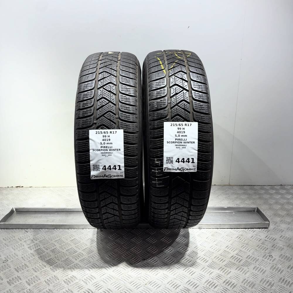 Gomme Usate 215 65 R17 99H Pirelli Scorpion Winter 71% Invernali | Gomme Usate | PrimaGomme.it PIRELLI Scorpion Winter 215/65 R17 99H, dettaglio fotografico 4