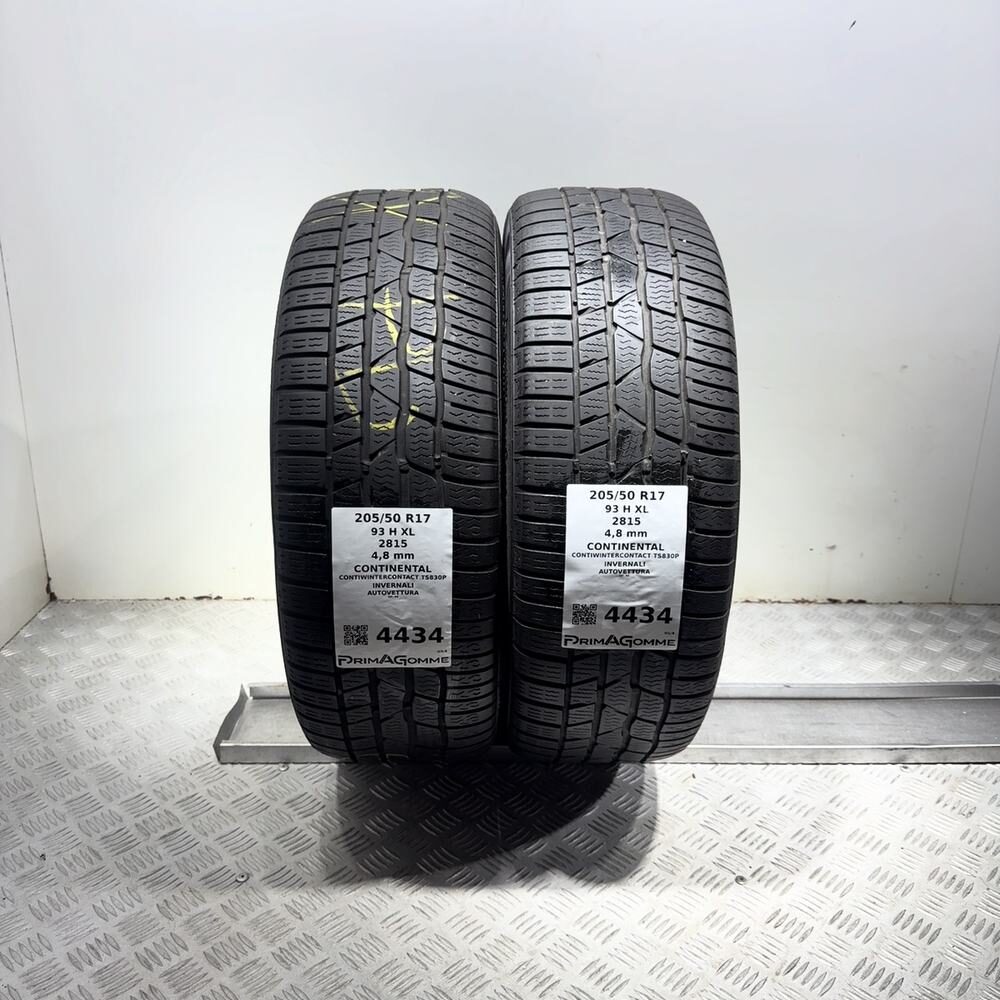 Gomme usate CONTINENTAL ContiWinterContact TS830P 205/50 R17 93H – foto 04 | Prima Gomme CONTINENTAL ContiWinterContact TS830P 205/50 R17 93H, dettaglio fotografico 4