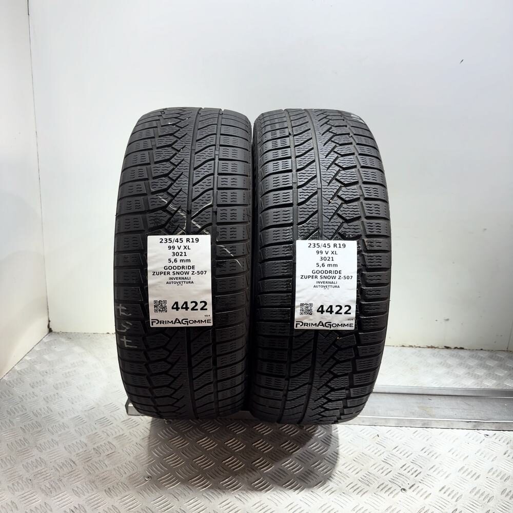 Gomme Usate 235 45 R19 99V XL Goodride Zuper Snow Z-507 80% Invernali | Gomme Usate | PrimaGomme.it GOODRIDE Zuper Snow Z-507 235/45 R19 99V, dettaglio fotografico 4