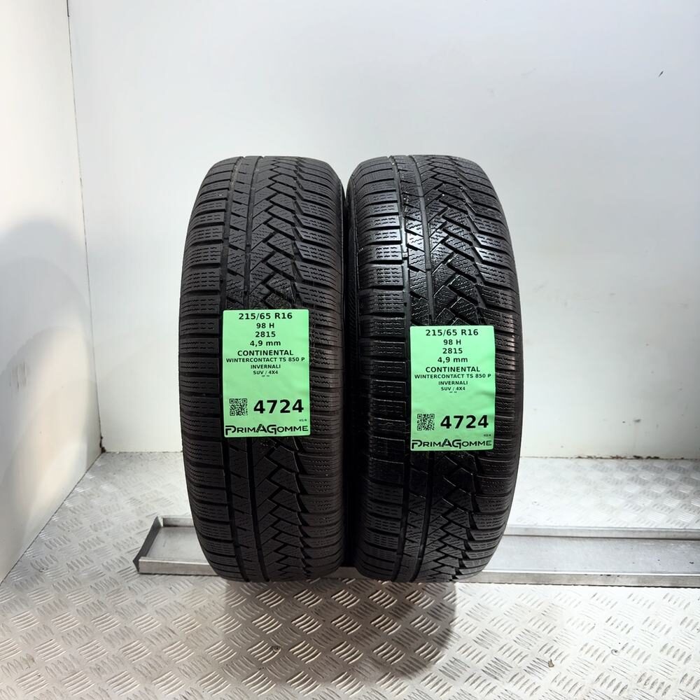 Gomme Usate 215 65 R16 98H Continental Wintercontact TS 850 P Invernali | Gomme Usate | PrimaGomme.it CONTINENTAL Wintercontact TS 850 P 215/65 R16 98H, dettaglio fotografico 4