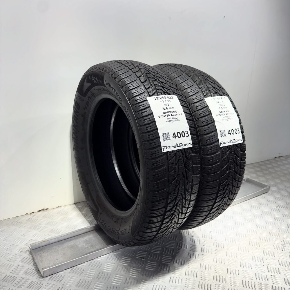 Gomme Usate 185 65 R15 92T XL Nankang Winter Activa 4 83% Invernali | Gomme Usate | PrimaGomme.it NANKANG Winter Activa 4 185/65 R15 92T, dettaglio fotografico 5