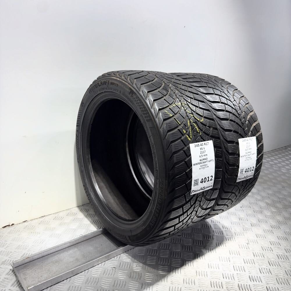 Gomme Usate 245 40 R17 95V Kumho Wintercraft WP71 Invernali | Gomme Usate | PrimaGomme.it Kumho Wintercraft WP71 245/40 R17 95V, dettaglio fotografico 5