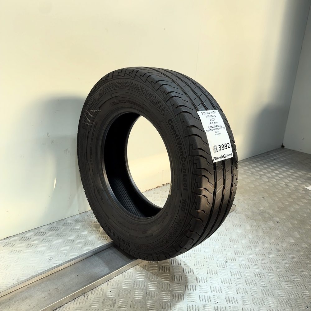 Gomma Usata 215 70 R15C 109/107S Continental Contivancontact 100 96% Estivo | Gomme Usate | PrimaGomme.it CONTINENTAL ContiVanContact 100 215/70 R15C 109/107S, dettaglio fotografico 5