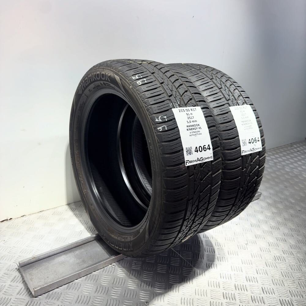 Gomme Usate 215 50 R17 91H Hankook Kinergy 4S 71% 4 Stagioni | Gomme Usate | PrimaGomme.it HANKOOK KINERGY 4S 215/50 R17 91H, dettaglio fotografico 5