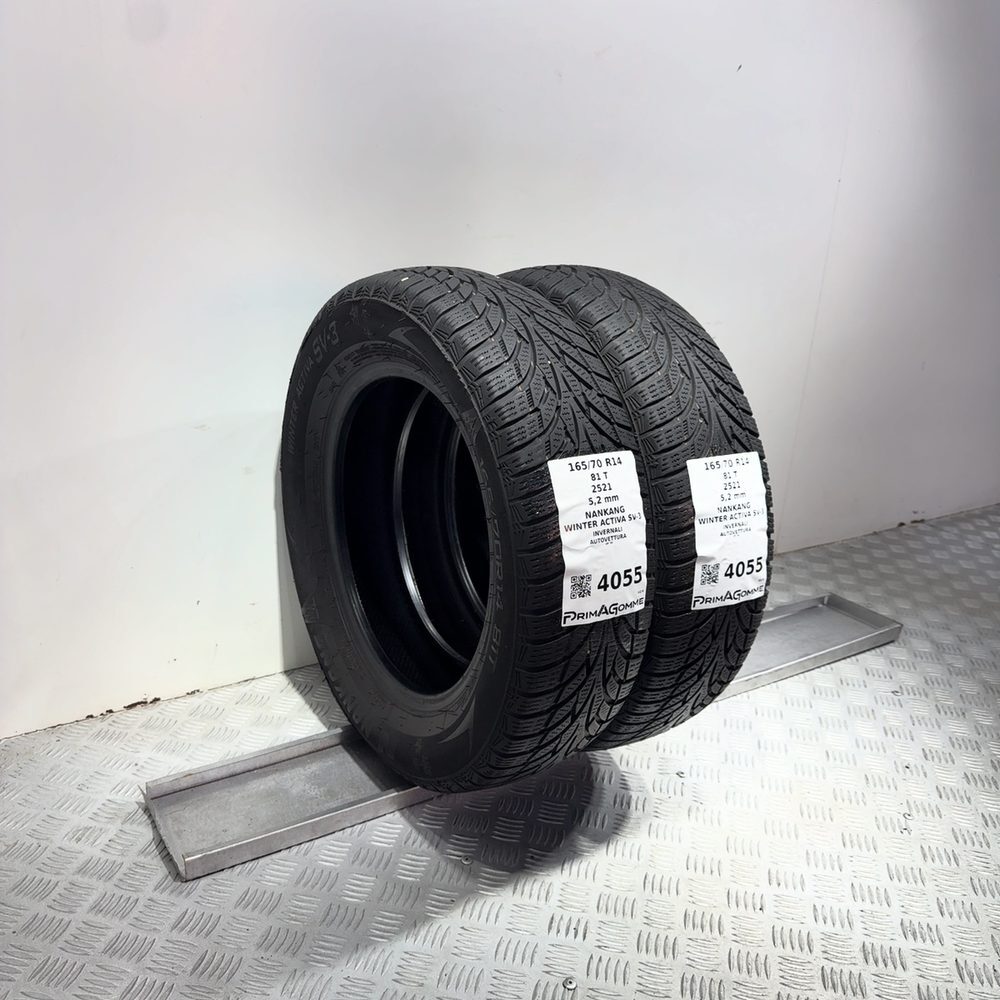 Gomme Usate 165 70 R14 81T Nankang Winter Activa SV-3 74% Invernali | Gomme Usate | PrimaGomme.it NANKANG Winter Activa SV-3 165/70 R14 81T, dettaglio fotografico 5