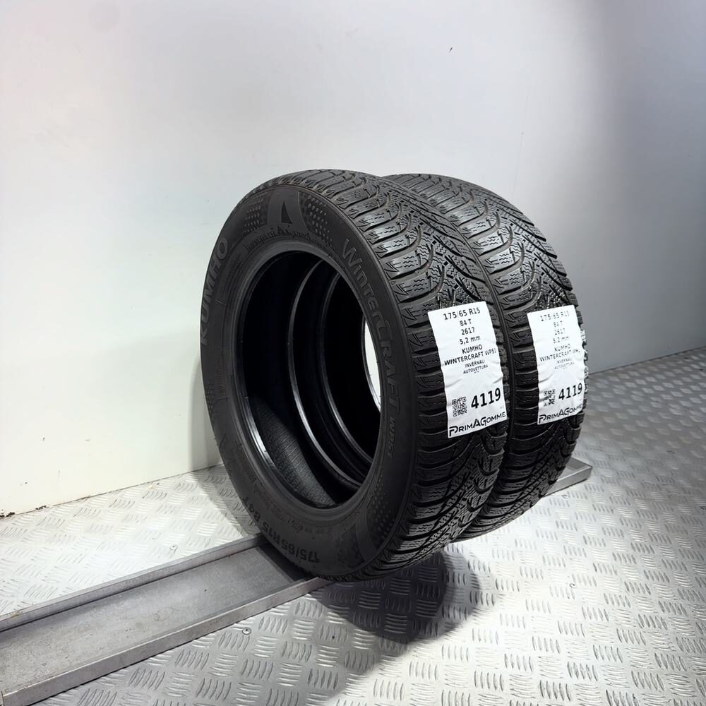 Gomme usate Kumho Wintercraft WP51 175/65 R15 84T – foto 05 | Prima Gomme Kumho Wintercraft WP51 175/65 R15 84T, dettaglio fotografico 5