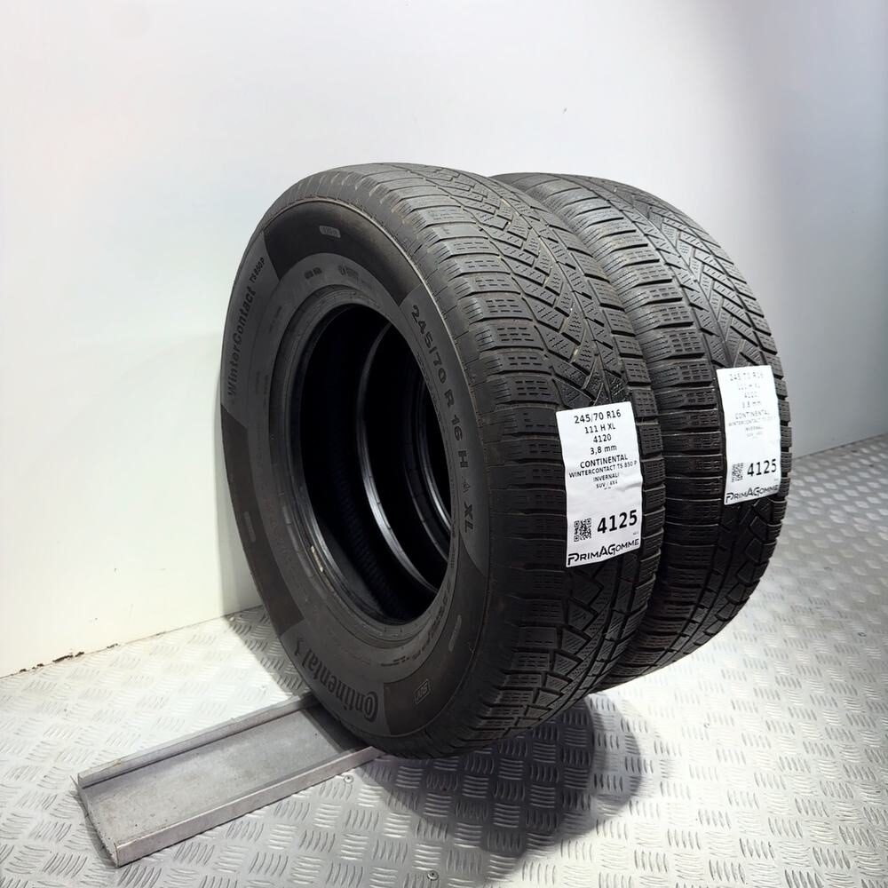 Gomme usate CONTINENTAL Wintercontact TS 850 P 245/70 R16 111H – foto 05 | Prima Gomme CONTINENTAL Wintercontact TS 850 P 245/70 R16 111H, dettaglio fotografico 5