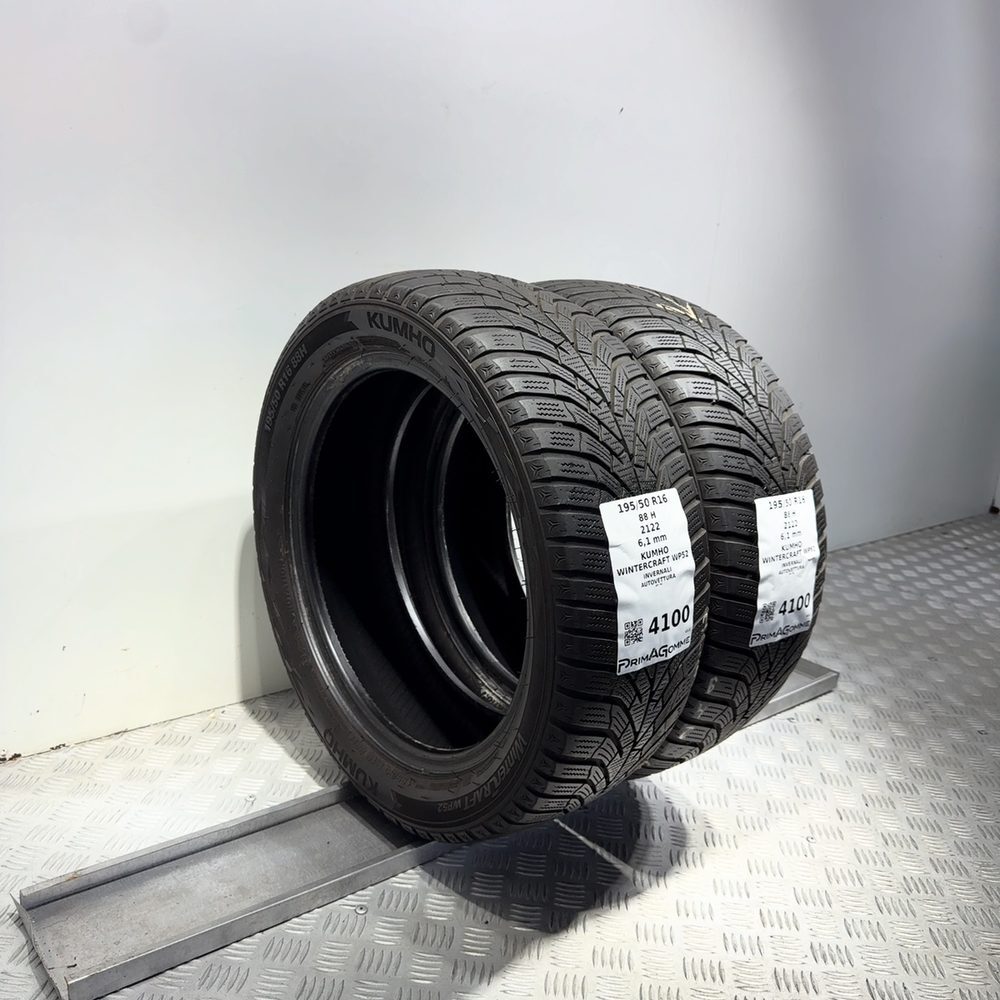 Gomme usate Kumho Wintercraft WP52 195/50 R16 88H – foto 05 | Prima Gomme Kumho Wintercraft WP52 195/50 R16 88H, dettaglio fotografico 5