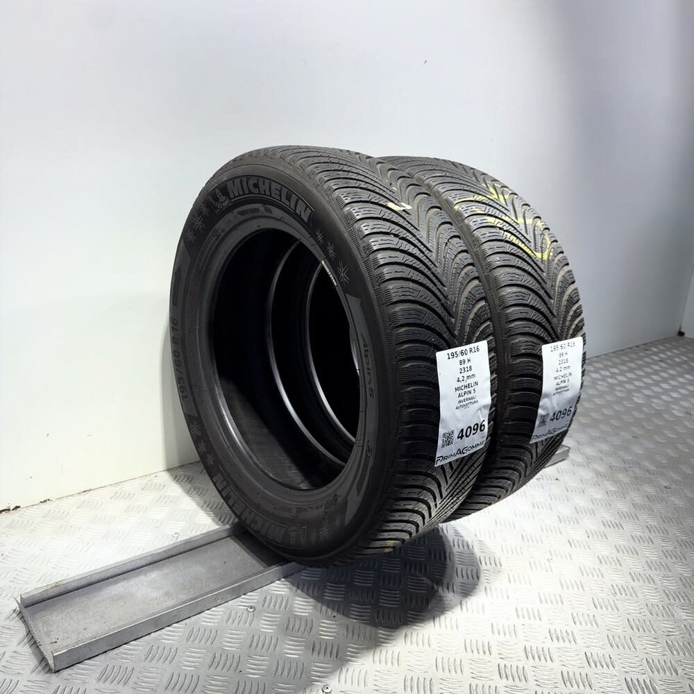 Gomme usate MICHELIN Alpin 5 195/60 R16 89H – foto 05 | Prima Gomme MICHELIN Alpin 5 195/60 R16 89H, dettaglio fotografico 5