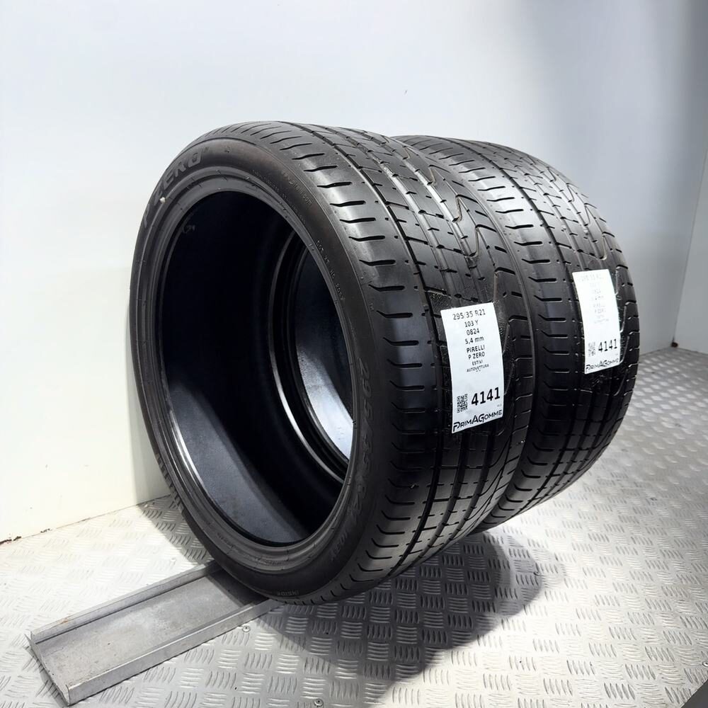 Gomme Usate 295 35 R21 103Y Pirelli P Zero 77% Estive | Gomme Usate | PrimaGomme.it PIRELLI P ZERO 295/35 R21 103Y: fino a 300 km/h, dettaglio fotografico 5