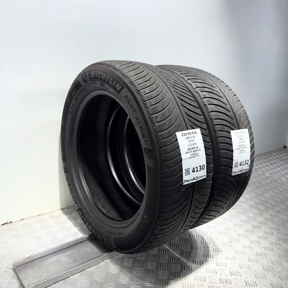 Gomme Usate 225 55 R18 XL 102V Michelin Pilot Alpin 5 71% Invernali | Gomme Usate | PrimaGomme.it MICHELIN Pilot Alpin 5 225/55 R18 102V, dettaglio fotografico 5