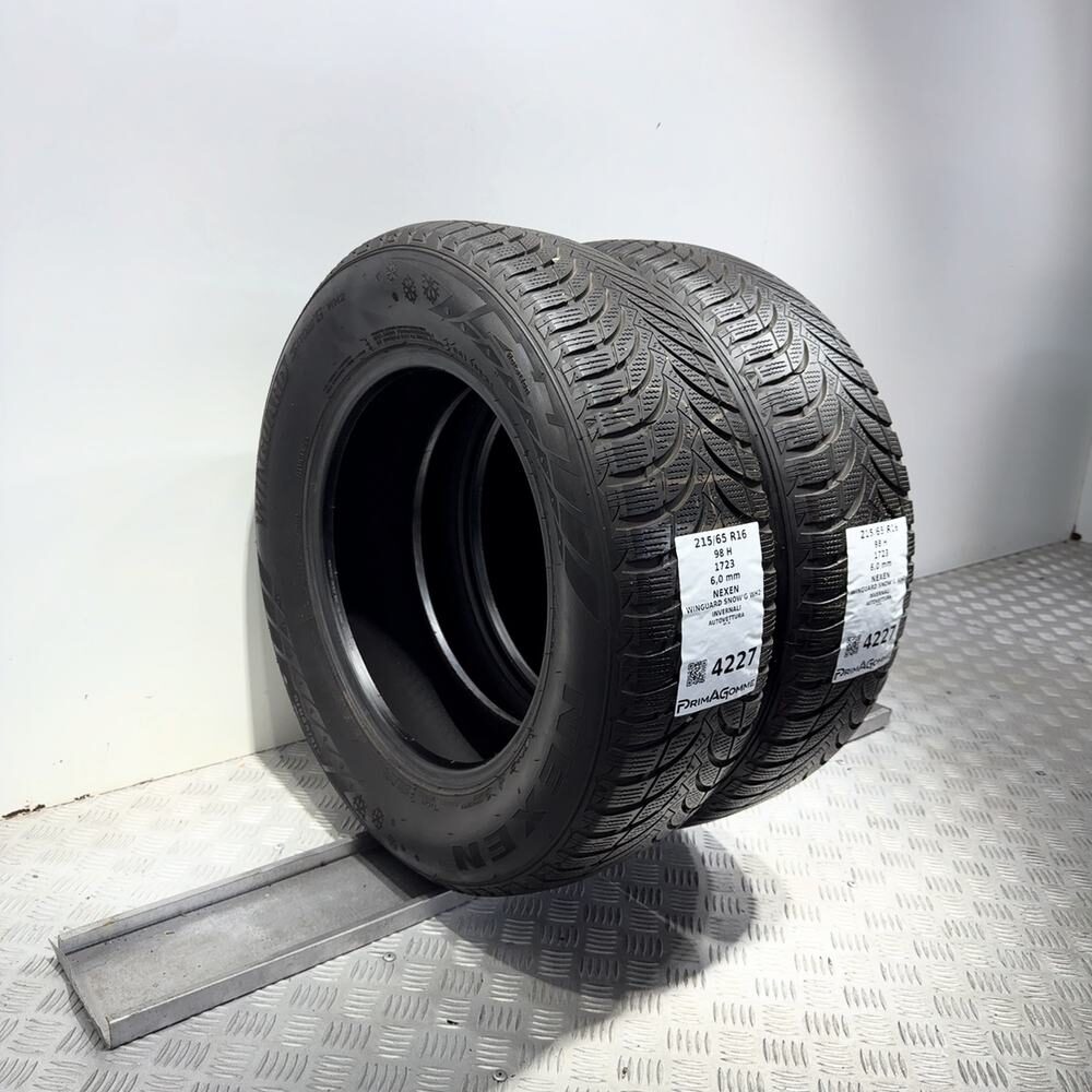 Gomme usate Nexen Winguard Snow’G WH2 215/65 R16 98H – foto 05 | Prima Gomme Nexen Winguard Snow’G WH2 215/65 R16 98H, dettaglio fotografico 5