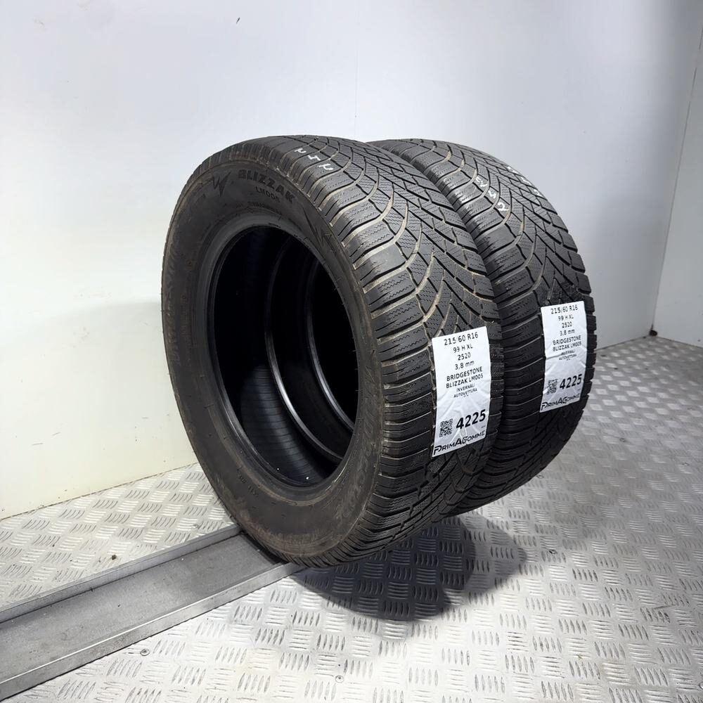 Gomme usate BRIDGESTONE Blizzak LM005 215/60 R16 99H – foto 05 | Prima Gomme BRIDGESTONE Blizzak LM005 215/60 R16 99H, dettaglio fotografico 5