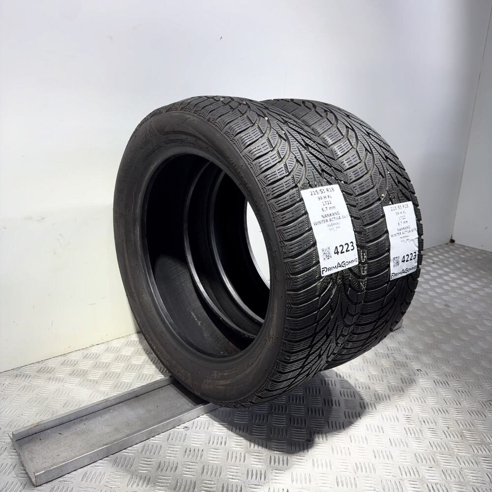 Gomme Usate 215 55 R18 99H XL Nankang Winter Activa SV-3 96% Invernali | Gomme Usate | PrimaGomme.it NANKANG Winter Activa SV-3 215/55 R18 99H, dettaglio fotografico 5