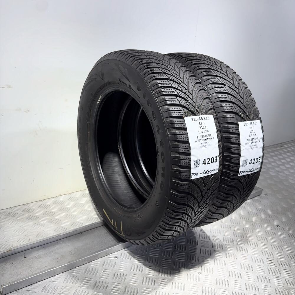 Gomme Usate 185 65 R15 88T Firestone Winterhawk 4 77% Invernali | Gomme Usate | PrimaGomme.it FIRESTONE Winterhawk 4 185/65 R15 88T, dettaglio fotografico 5