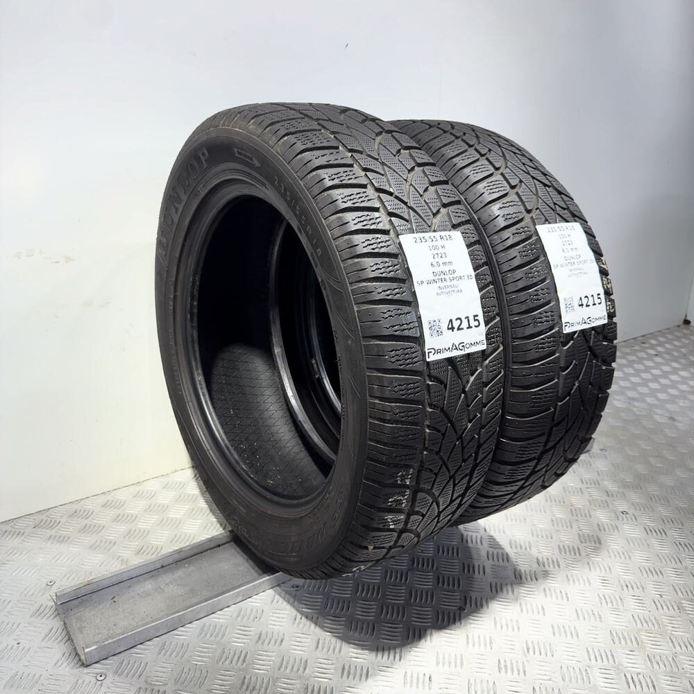 Gomme Usate 235 55 R18 100H Dunlop SP Winter Sport 3D 86% Invernali | Gomme Usate | PrimaGomme.it DUNLOP SP Winter Sport 3D 235/55 R18 100H, dettaglio fotografico 5