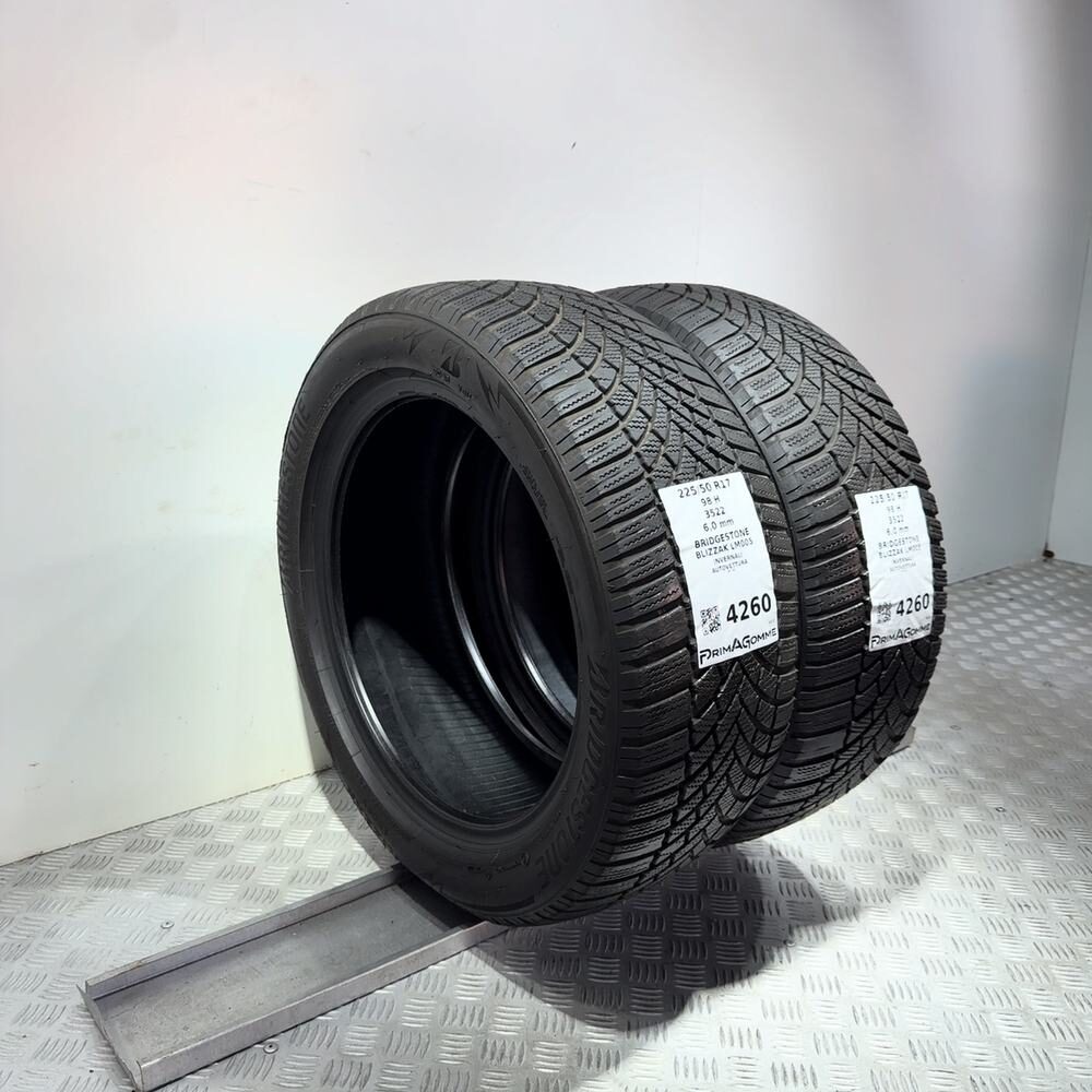 Gomme usate BRIDGESTONE Blizzak LM005 225/50 R17 98H – foto 05 | Prima Gomme BRIDGESTONE Blizzak LM005 225/50 R17 98H, dettaglio fotografico 5