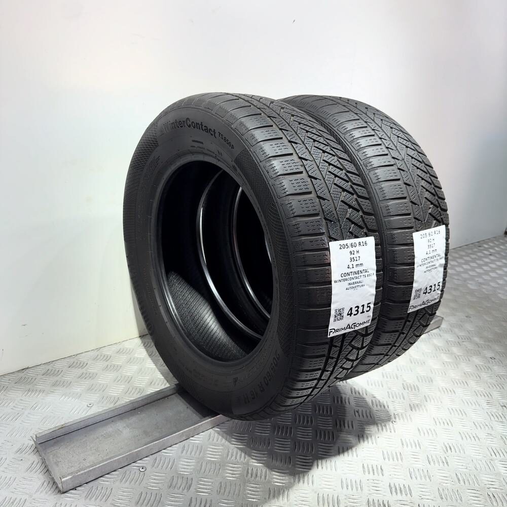 Gomme usate CONTINENTAL Wintercontact TS 850 P 205/60 R16 92H – foto 05 | Prima Gomme CONTINENTAL Wintercontact TS 850 P 205/60 R16 92H, dettaglio fotografico 5