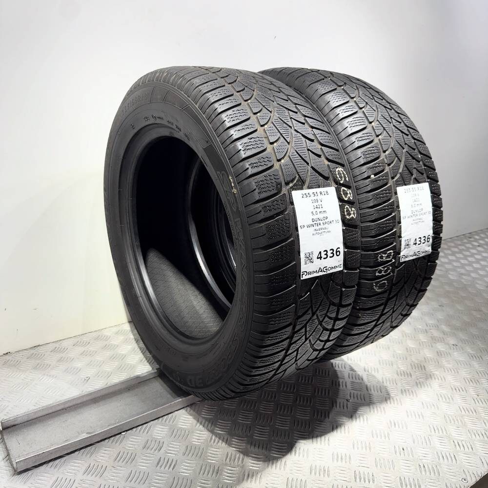 Gomme Usate 255 55 R18 109V Dunlop SP Winter Sport 3D 71% Invernali | Gomme Usate | PrimaGomme.it DUNLOP SP Winter Sport 3D 255/55 R18 109V, dettaglio fotografico 5