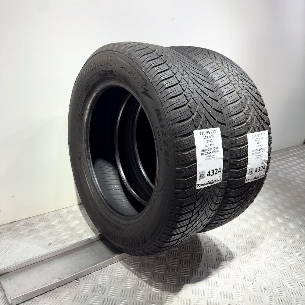 Gomme usate BRIDGESTONE Blizzak LM005 215/65 R17 103H – foto 05 | Prima Gomme BRIDGESTONE Blizzak LM005 215/65 R17 103H, dettaglio fotografico 5