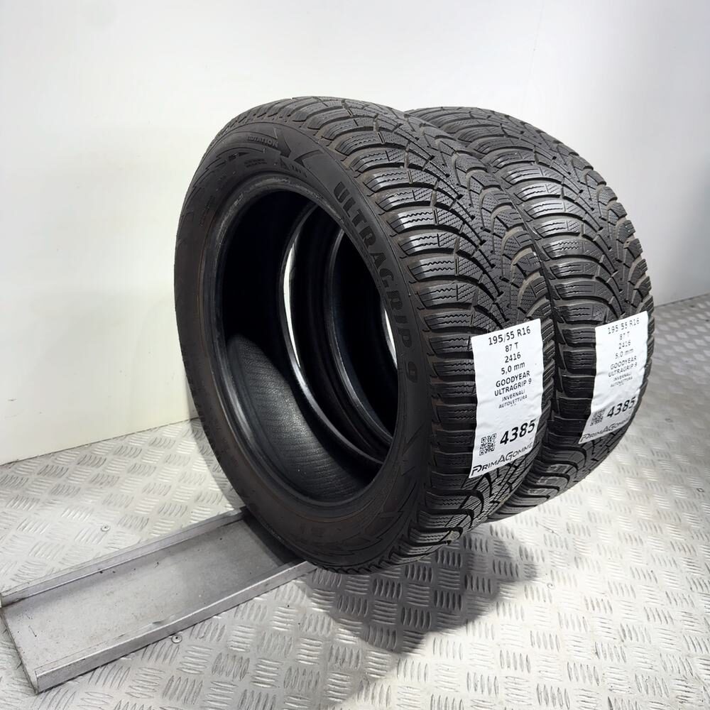 Gomme Usate 195 55 R16 87T Goodyear Ultragrip 9 71% Invernali | Gomme Usate | PrimaGomme.it GOODYEAR UltraGrip 9 195/55 R16 87T, dettaglio fotografico 5