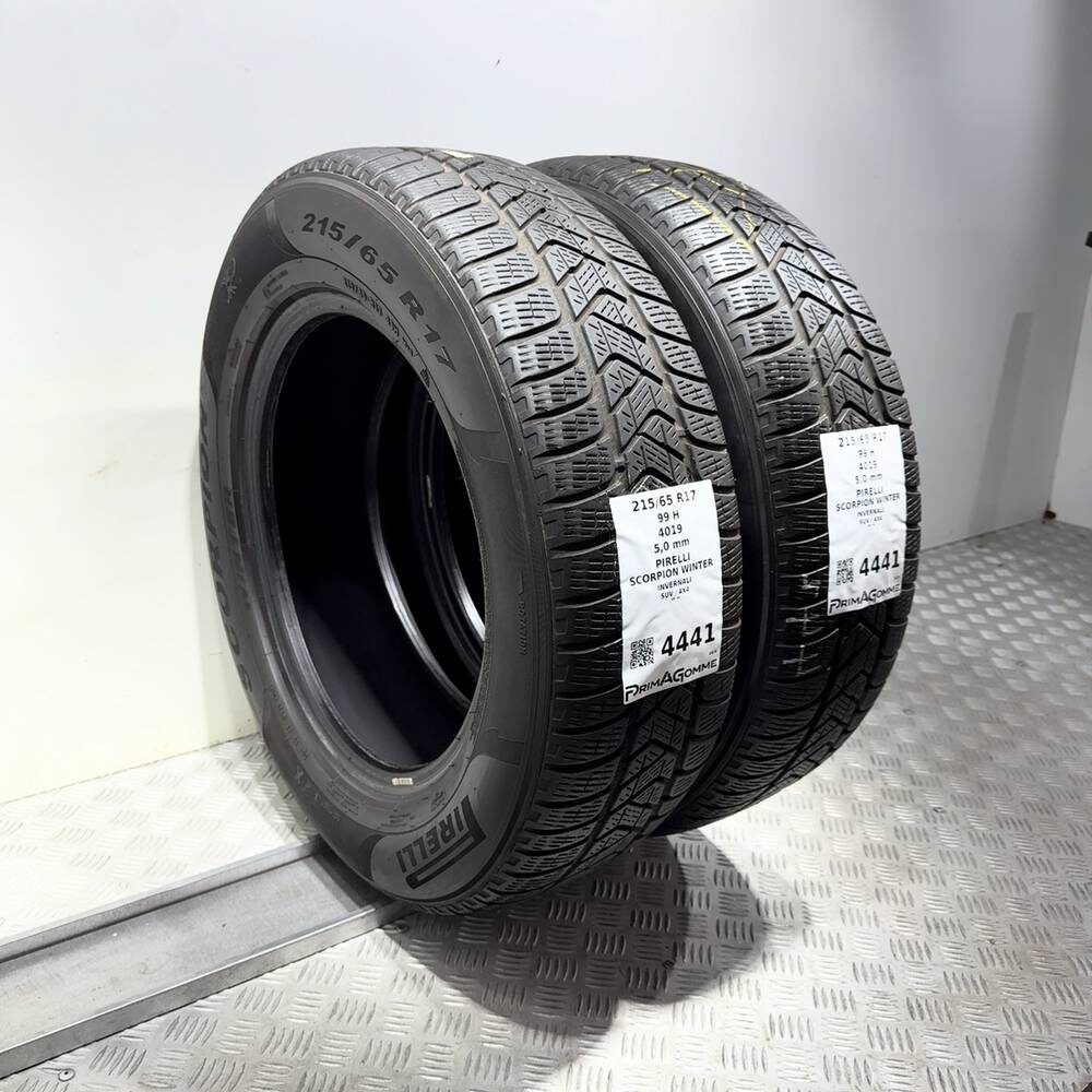 Gomme Usate 215 65 R17 99H Pirelli Scorpion Winter 71% Invernali | Gomme Usate | PrimaGomme.it PIRELLI Scorpion Winter 215/65 R17 99H, dettaglio fotografico 5