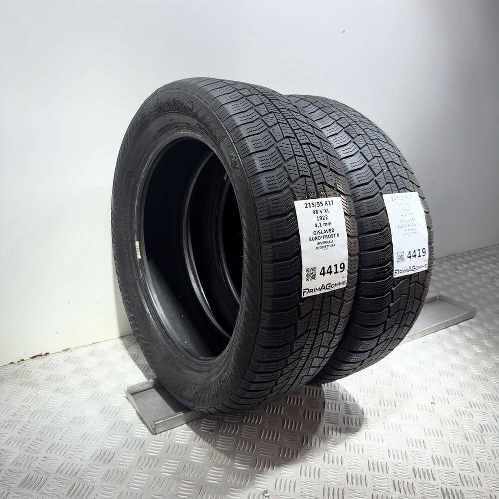 Gomme Usate 215 55 R17 98V XL Gislaved Euro*Frost 6 Invernali | Gomme Usate | PrimaGomme.it Gislaved Euro*Frost 6 215/55 R17 98V, dettaglio fotografico 5