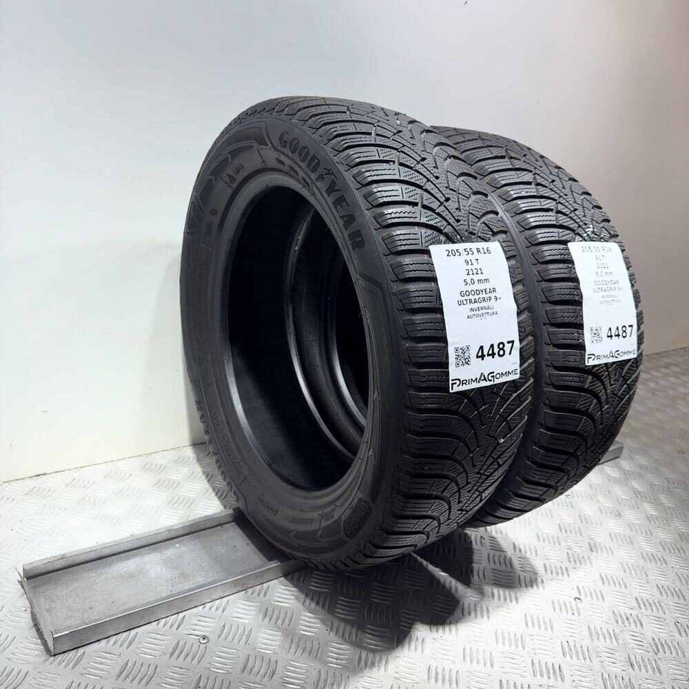 Gomme Usate 205 55 R16 91T Goodyear Ultragrip 9+ 71% Invernali | Gomme Usate | PrimaGomme.it GOODYEAR Ultragrip 9+ 205/55 R16 91T, dettaglio fotografico 5