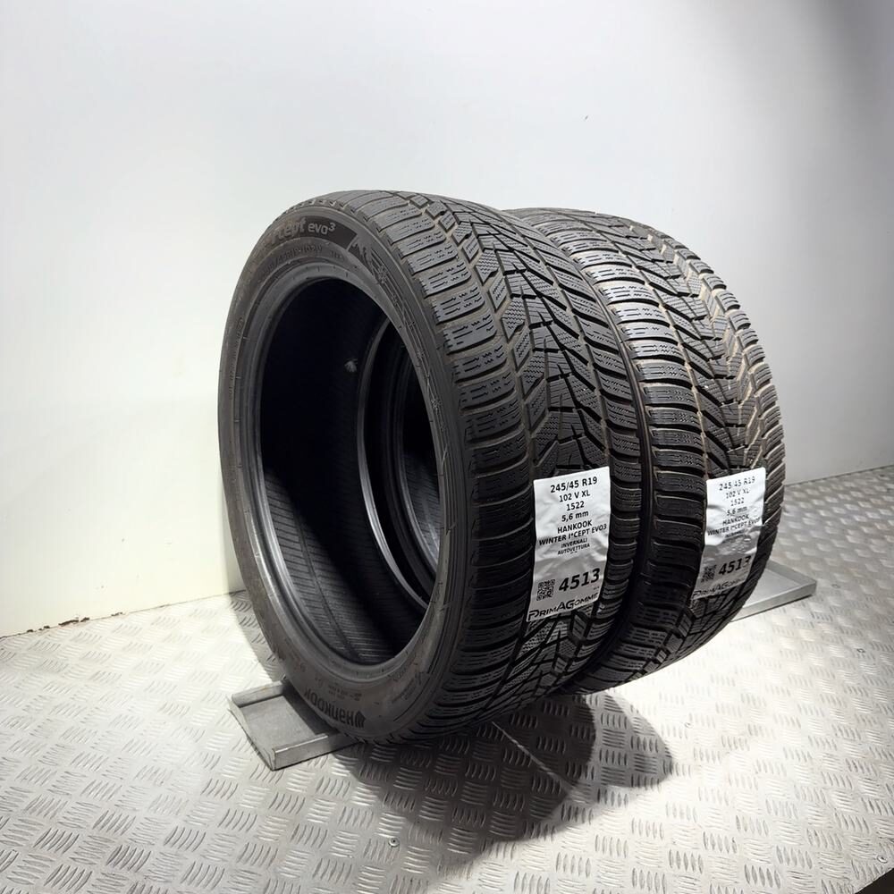 Gomme Usate 245 45 R19 102V XL Hankook Winter I*Cept Evo3 80% Invernali | Gomme Usate | PrimaGomme.it HANKOOK Winter I*Cept Evo3 245/45 R19 102V, dettaglio fotografico 5