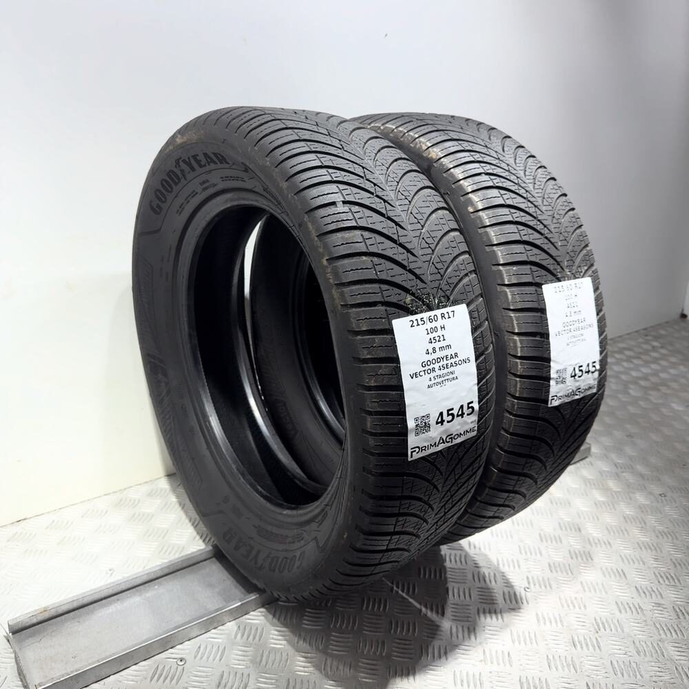 Gomme Usate 215 60 R17 100H Goodyear Vector 4Seasons 4 Stagioni | Gomme Usate | PrimaGomme.it GOODYEAR Vector 4Seasons 215/60 R17 100H, dettaglio fotografico 5