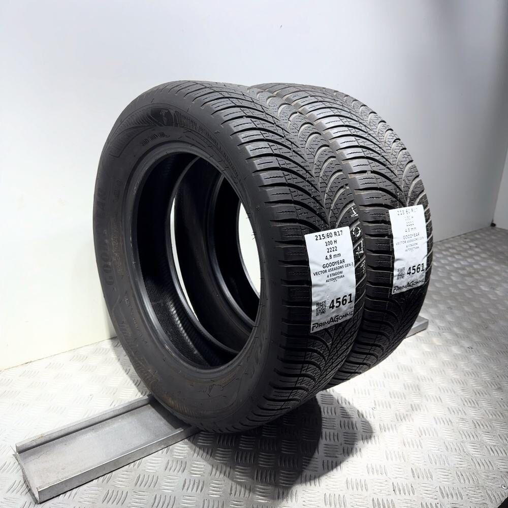 Gomme Usate 215 60 R17 100H Goodyear Vector 4Seasons Gen-3 4 Stagioni | Gomme Usate | PrimaGomme.it GOODYEAR Vector 4Seasons Gen-3 215/60 R17 100H, dettaglio fotografico 5