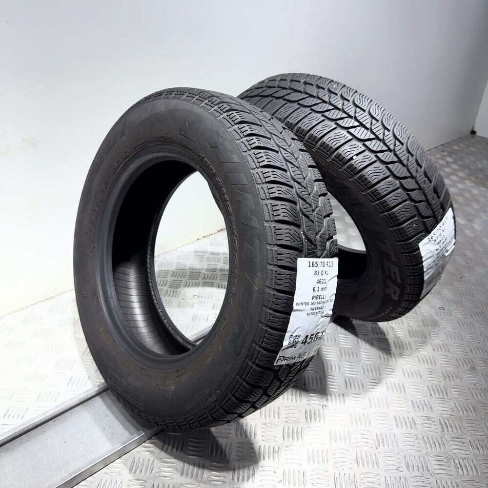 Gomme Usate 165 70 R13 83Q XL Pirelli Winter 160 Snowcontrol 87% Invernali | Gomme Usate | PrimaGomme.it PIRELLI Winter 160 Snowcontrol 165/70 R13 83Q, dettaglio fotografico 5