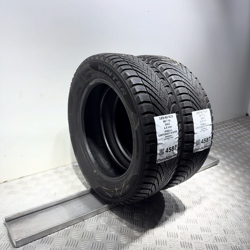 Gomme Usate 185 60 R15 88T XL Pirelli Cinturato Winter Invernali | Gomme Usate | PrimaGomme.it PIRELLI Cinturato Winter 185/60 R15 88T, dettaglio fotografico 5