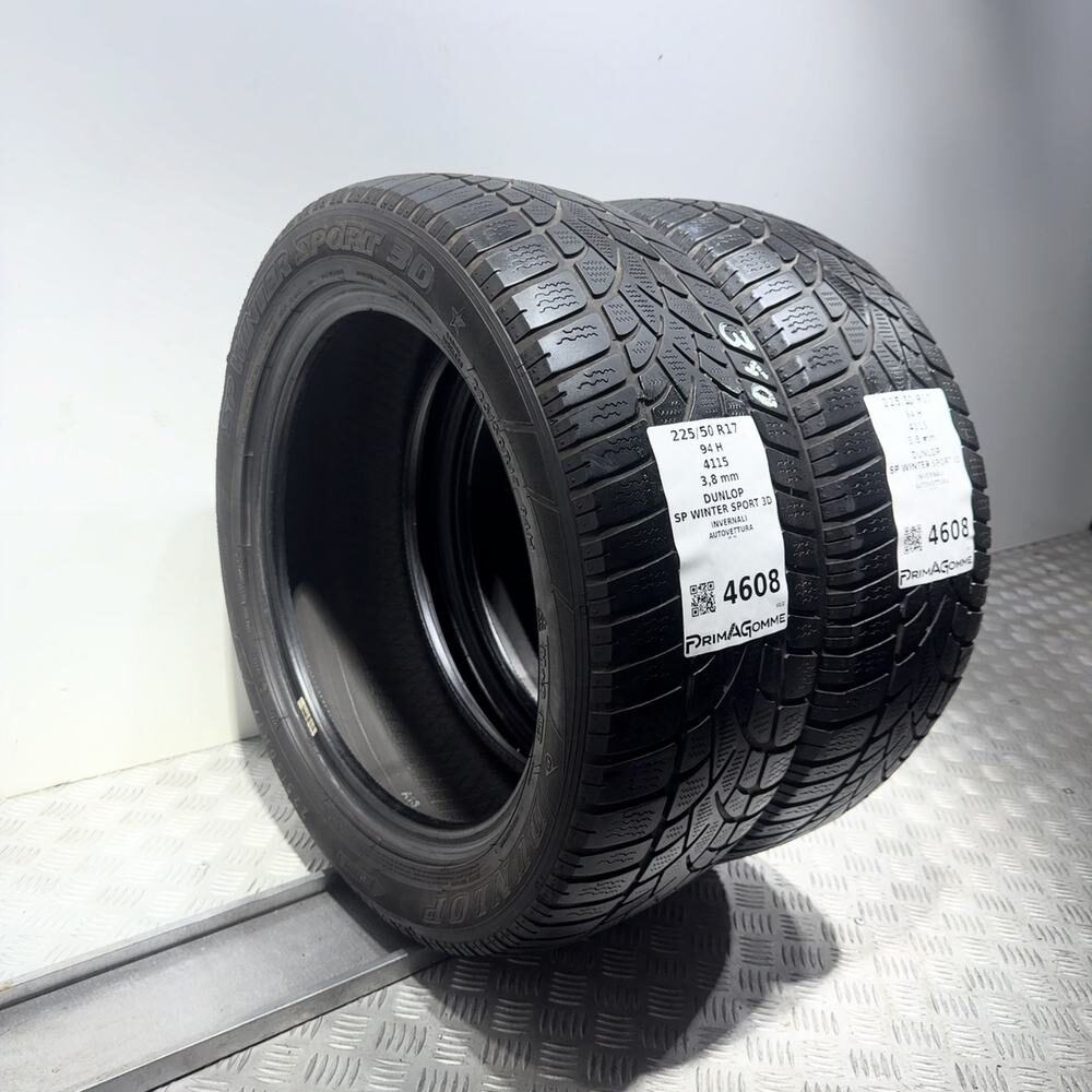 Gomme Usate 225 50 R17 94H Dunlop SP Winter Sport 3D Invernali | Gomme Usate | PrimaGomme.it DUNLOP SP Winter Sport 3D 225/50 R17 94H, dettaglio fotografico 5