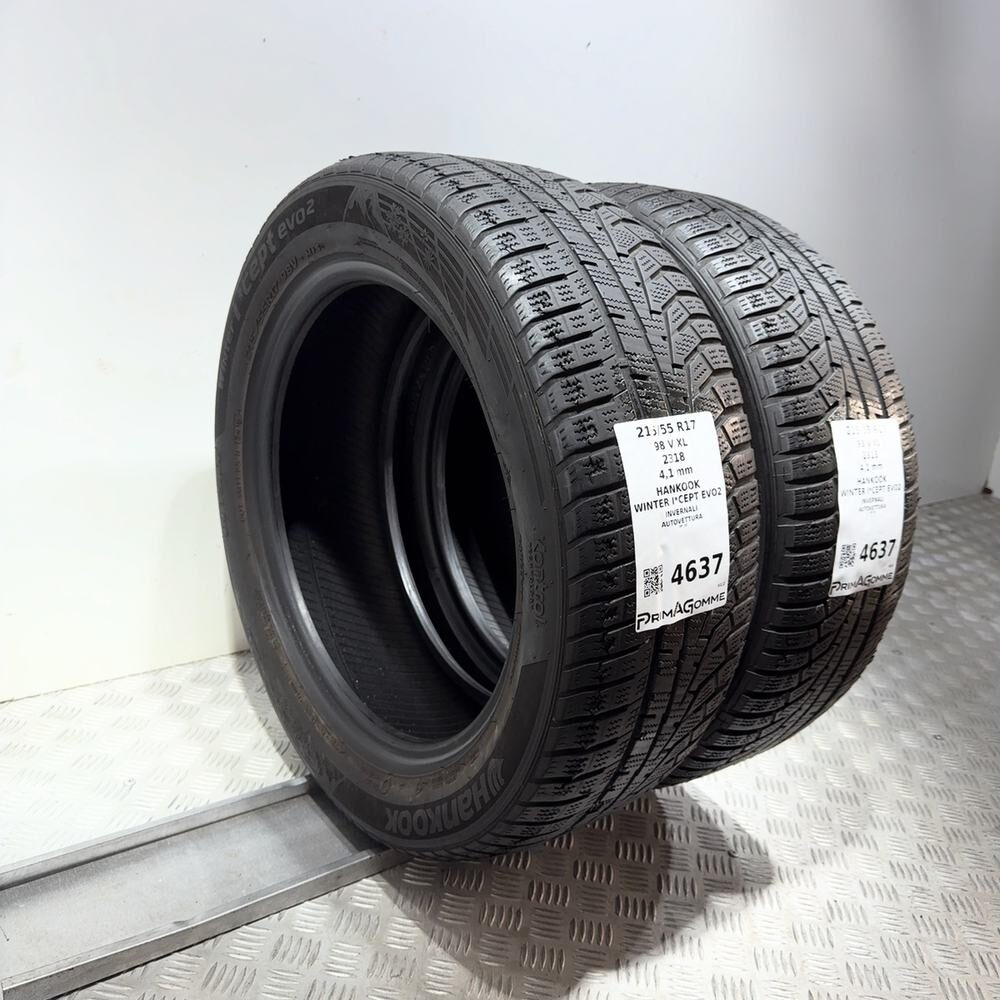 Gomme Usate 215 55 R17 98V XL Hankook Winter I*Cept Evo2 Invernali | Gomme Usate | PrimaGomme.it HANKOOK Winter I*Cept Evo2 215/55 R17 98V, dettaglio fotografico 5