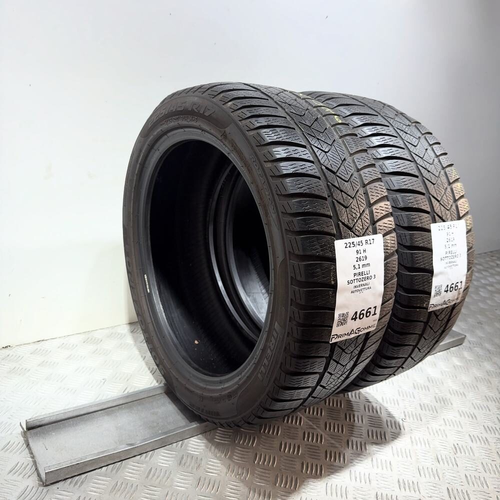 Gomme Usate 225 45 R17 91H Pirelli Sottozero 3 73% Invernali | Gomme Usate | PrimaGomme.it PIRELLI Sottozero 3 225/45 R17 91H, dettaglio fotografico 5