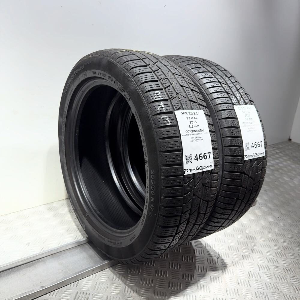 Gomme Usate 205 50 R17 93H XL Continental Contiwintercontact TS830P Invernali | Gomme Usate | PrimaGomme.it CONTINENTAL ContiWinterContact TS830P 205/50 R17 93H, dettaglio fotografico 5