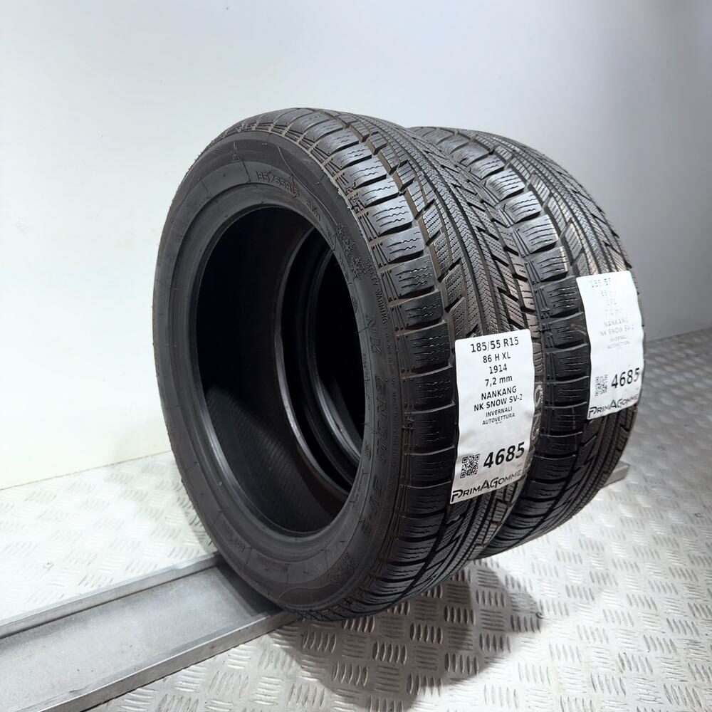 Gomme Usate 185 55 R15 86H XL Nankang NK Snow SV-2 98% Invernali | Gomme Usate | PrimaGomme.it NANKANG NK Snow SV-2 185/55 R15 86H, dettaglio fotografico 5