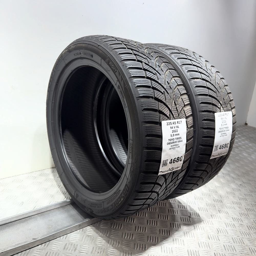 Gomme Usate 225 45 R17 94V XL Toyo Tires Observe S944 71% Invernali | Gomme Usate | PrimaGomme.it TOYO TIRES Observe S944 225/45 R17 94V, dettaglio fotografico 5