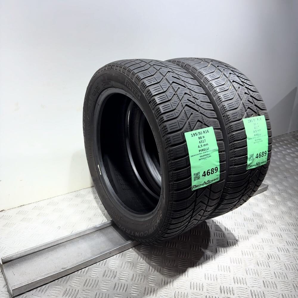 Gomme Usate 195 50 R16 88H Pirelli Snowcontrol Winter 210 Serie 3 Invernali | Gomme Usate | PrimaGomme.it PIRELLI Snowcontrol Winter 210 Serie 3 195/50 R16 88H, dettaglio fotografico 5