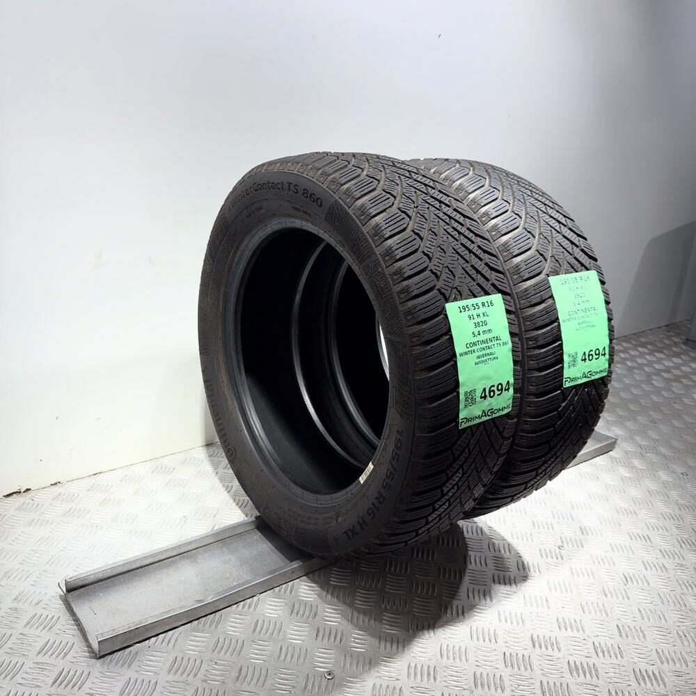 Gomme Usate 195 55 R16 91H XL Continental Winter Contact TS 860 77% Invernali | Gomme Usate | PrimaGomme.it CONTINENTAL Winter Contact TS 860 195/55 R16 91H, dettaglio fotografico 5