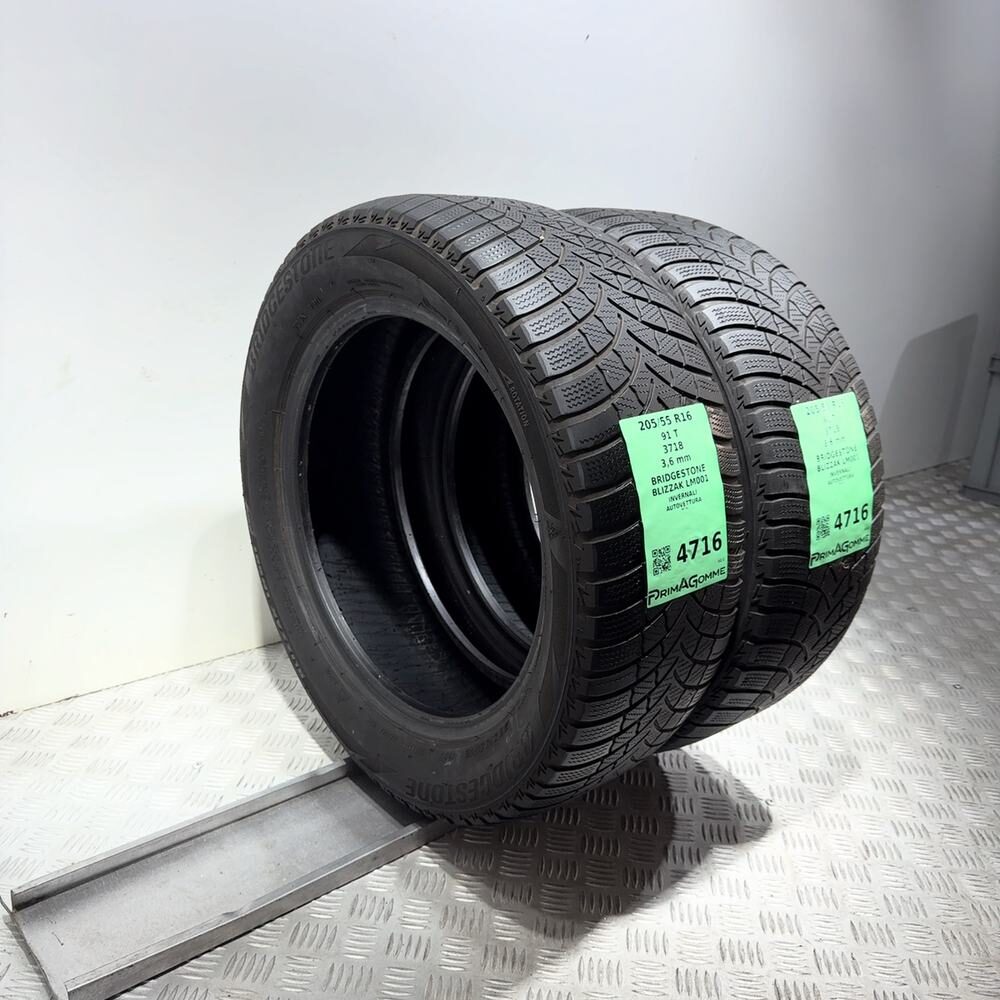 Gomme Usate 205 55 R16 91T Bridgestone Blizzak LM001 Invernali | Gomme Usate | PrimaGomme.it BRIDGESTONE Blizzak LM001 205/55 R16 91T, dettaglio fotografico 5