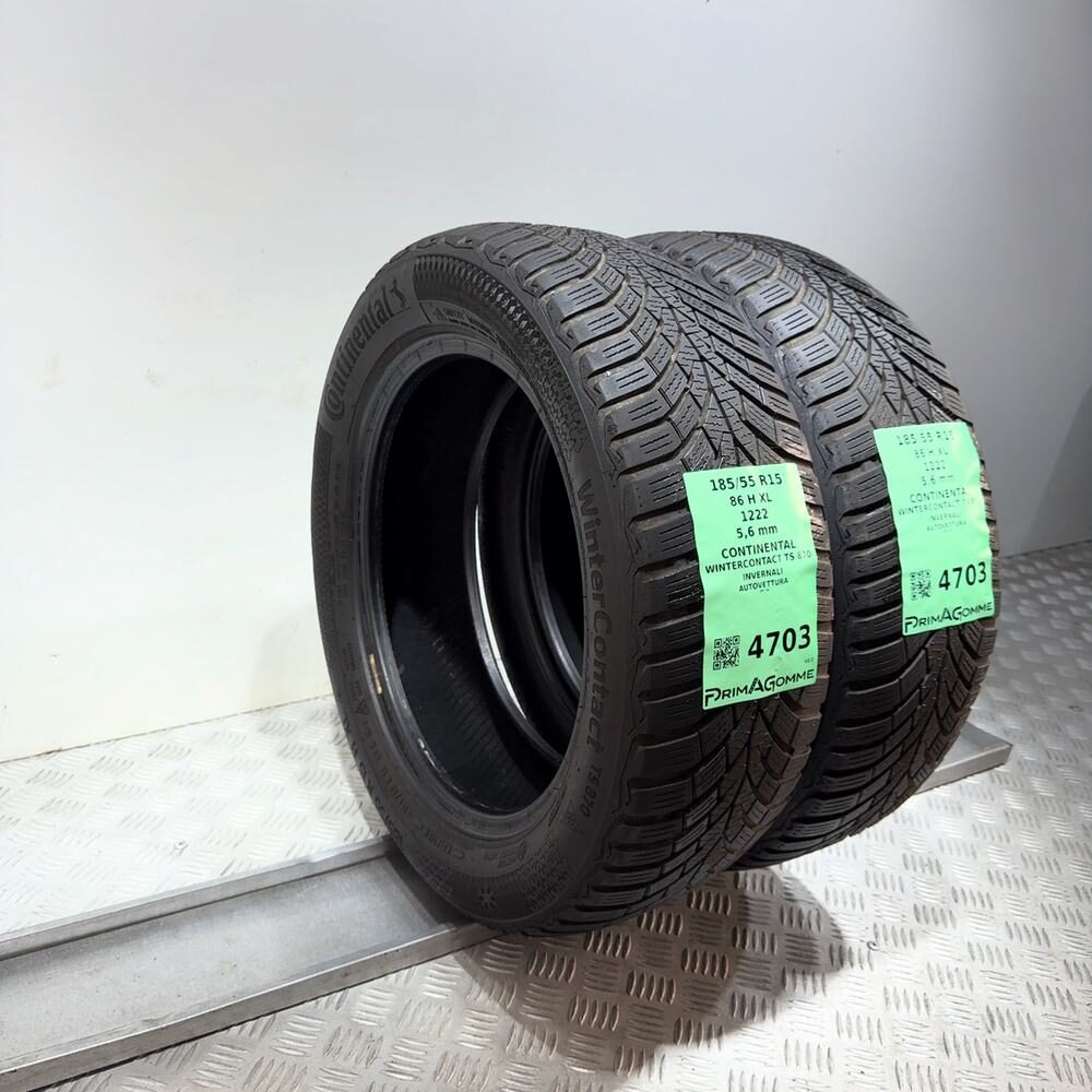 Gomme Usate 185 55 R15 86H XL Continental Wintercontact TS 870 80% Invernali | Gomme Usate | PrimaGomme.it CONTINENTAL Wintercontact TS 870 185/55 R15 86H, dettaglio fotografico 5