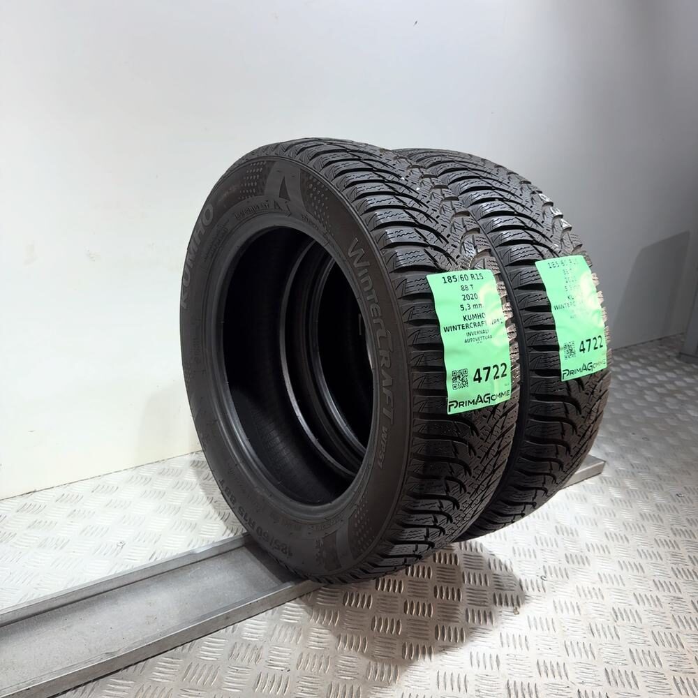 Gomme Usate 185 60 R15 88T Kumho Wintercraft WP51 76% Invernali | Gomme Usate | PrimaGomme.it Kumho Wintercraft WP51 185/60 R15 88T, dettaglio fotografico 5