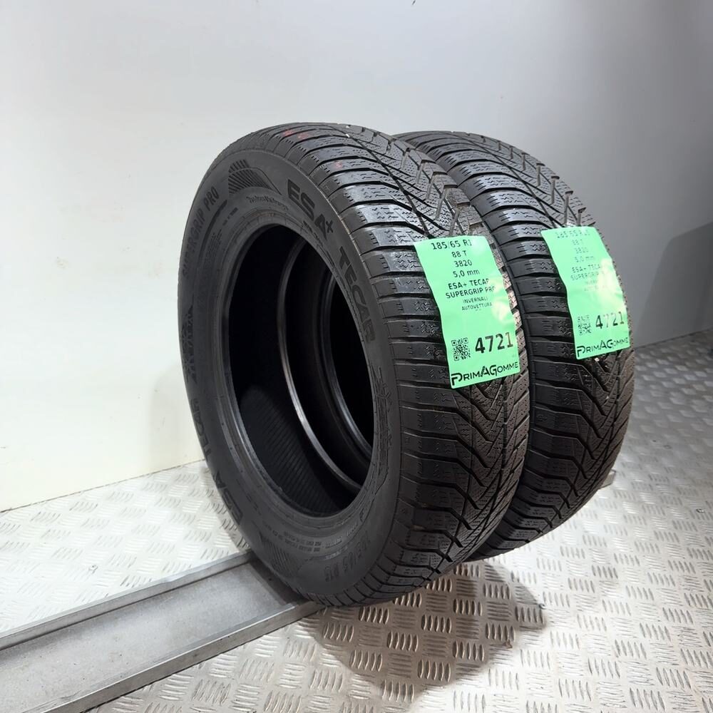Gomme Usate 185 65 R15 88T Esa+ Tecar Supergrip Pro 71% Invernali | Gomme Usate | PrimaGomme.it ESA+ TECAR Supergrip Pro 185/65 R15 88T, dettaglio fotografico 5