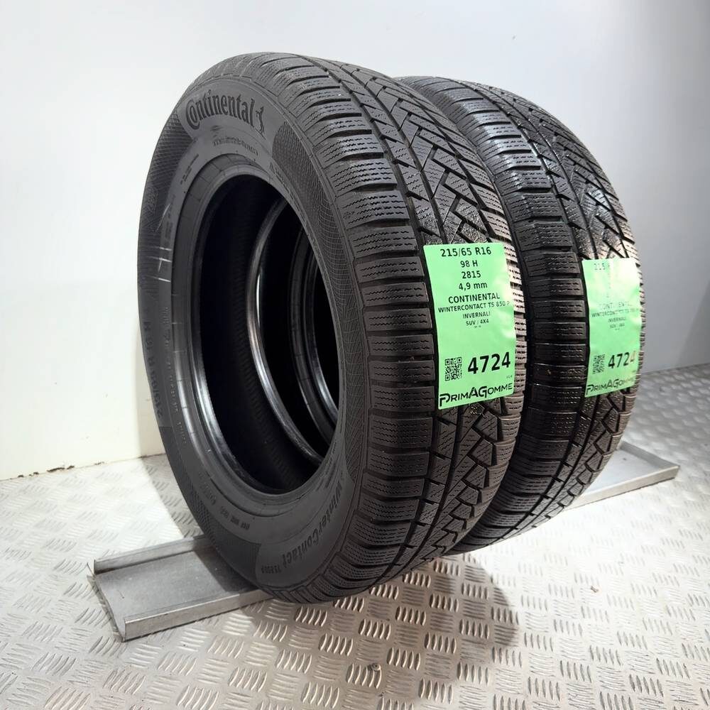 Gomme Usate 215 65 R16 98H Continental Wintercontact TS 850 P Invernali | Gomme Usate | PrimaGomme.it CONTINENTAL Wintercontact TS 850 P 215/65 R16 98H, dettaglio fotografico 5