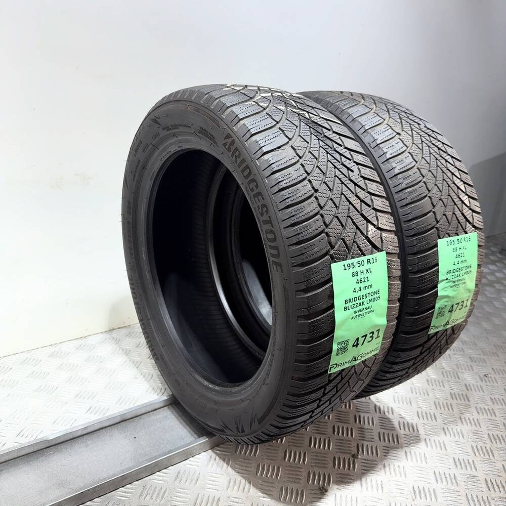 Gomme Usate 195 50 R16 88H XL Bridgestone Blizzak LM005 Invernali | Gomme Usate | PrimaGomme.it BRIDGESTONE Blizzak LM005 195/50 R16 88H, dettaglio fotografico 5